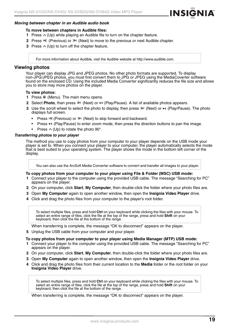 Viewing photos | Insignia NS-DVB2G/DVB4G User Manual | Page 21 / 72