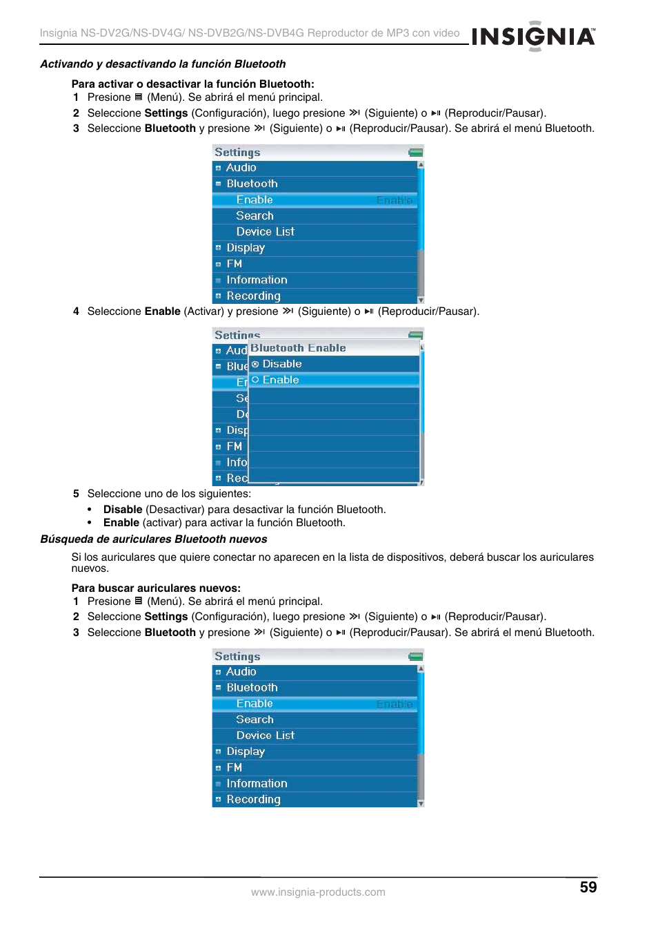 Insignia NS-DVB2G/DVB4G User Manual | Page 61 / 72