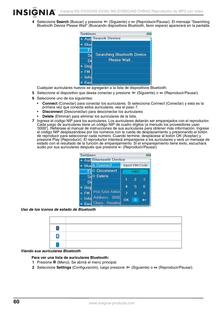Insignia NS-DVB2G/DVB4G User Manual | Page 62 / 72
