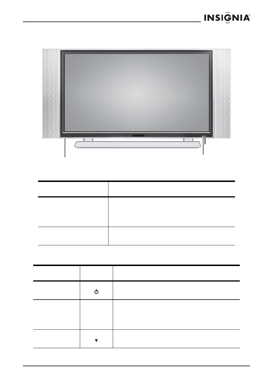 Avant, Touches de commande | Insignia IS-EDPLTV42 User Manual | Page 40 / 106