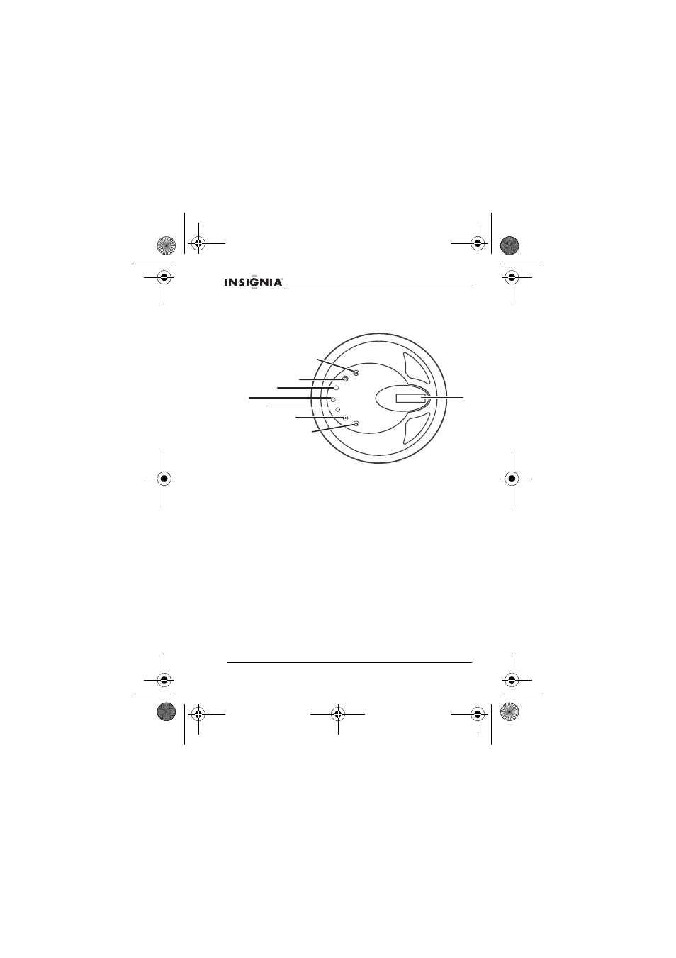 Présentation du lecteur de cd, Commandes du dessus | Insignia NS-P3111 User Manual | Page 26 / 68