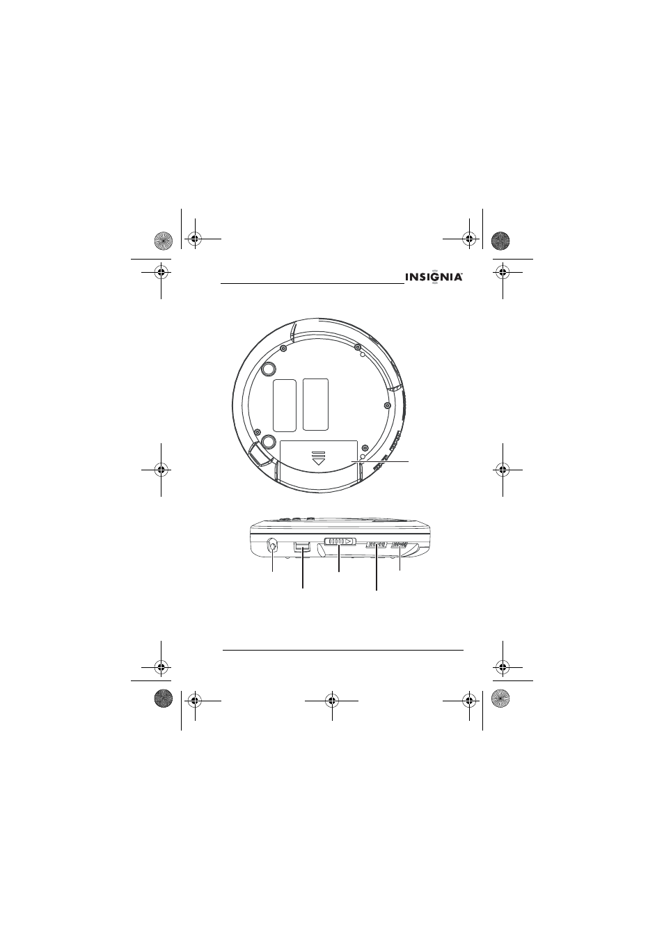 Commandes latérales | Insignia NS-P3111 User Manual | Page 27 / 68