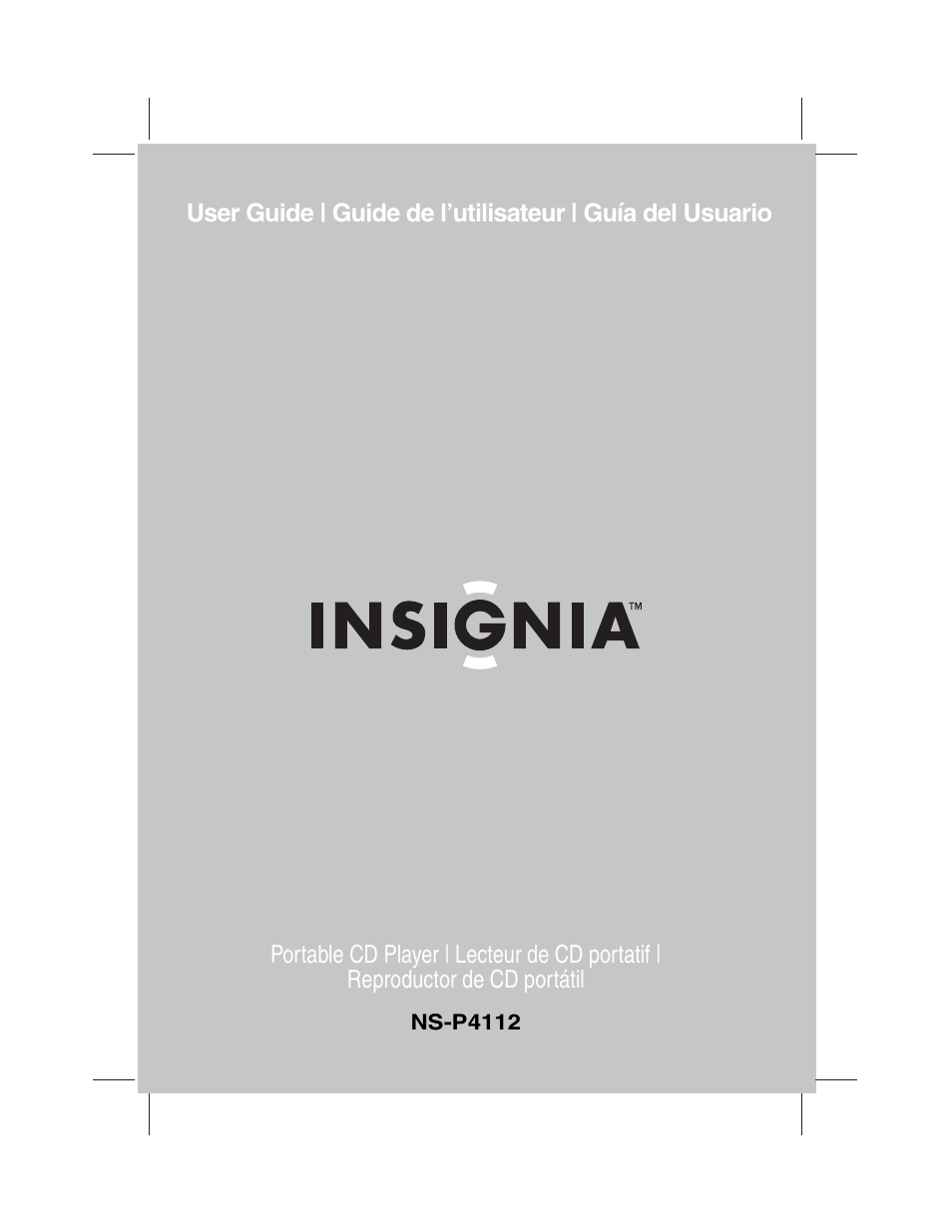 Insignia NS-P4112 User Manual | 62 pages