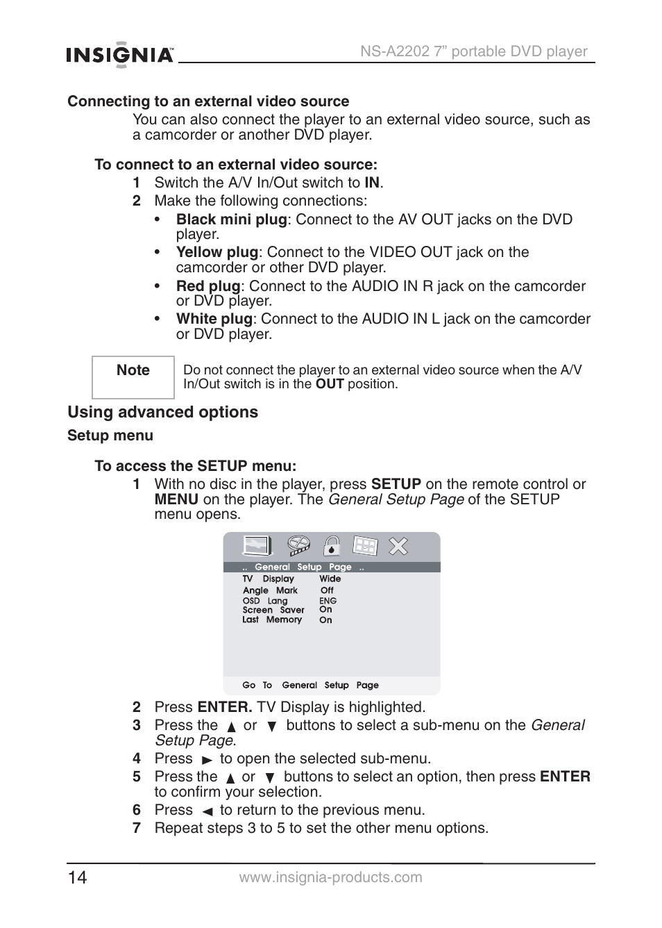Insignia NS-A2202 User Manual | Page 15 / 102