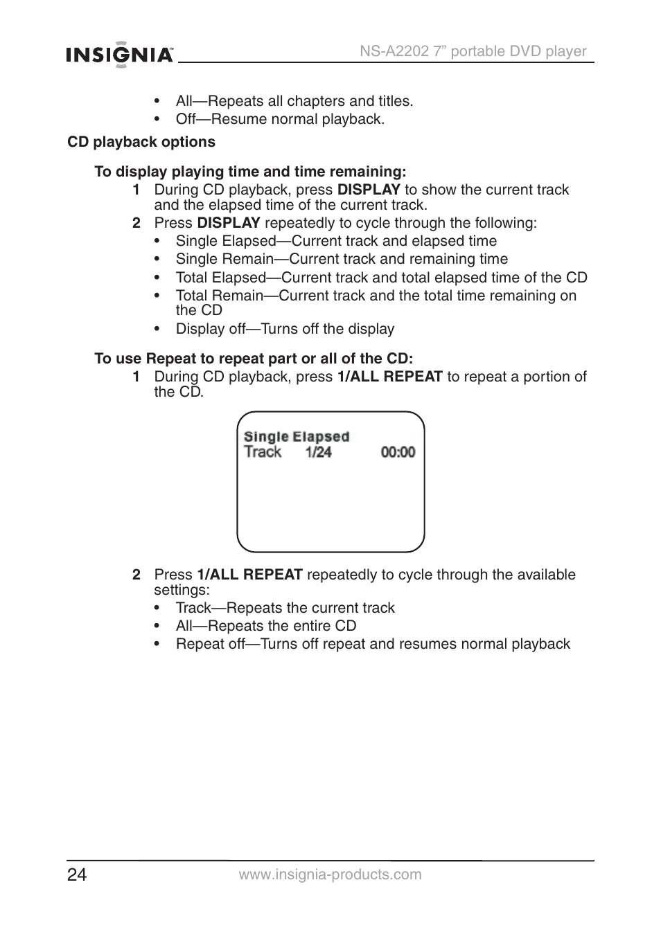 Insignia NS-A2202 User Manual | Page 25 / 102