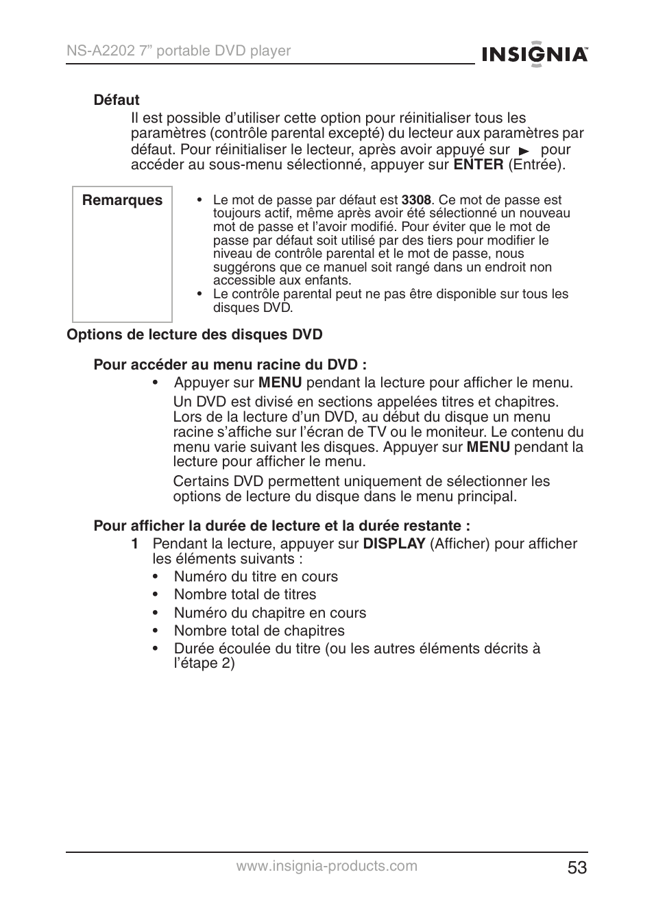 Insignia NS-A2202 User Manual | Page 54 / 102