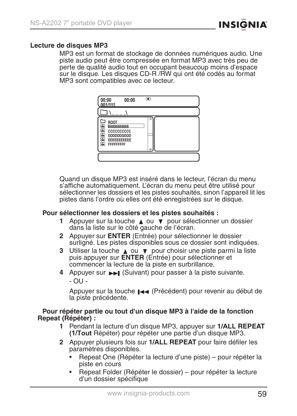 Insignia NS-A2202 User Manual | Page 60 / 102