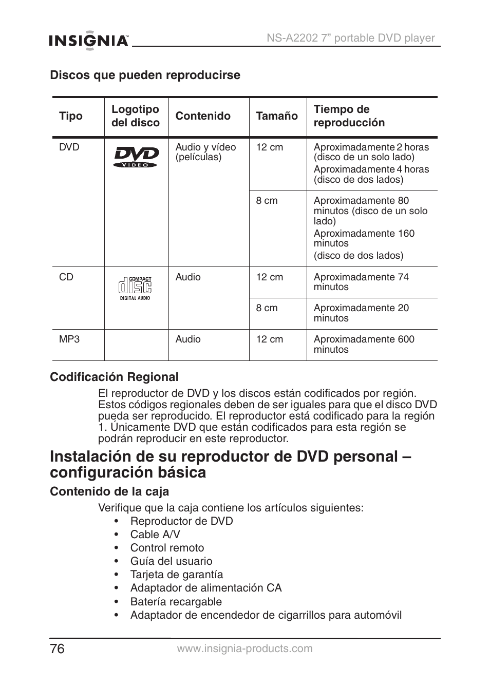 Insignia NS-A2202 User Manual | Page 77 / 102