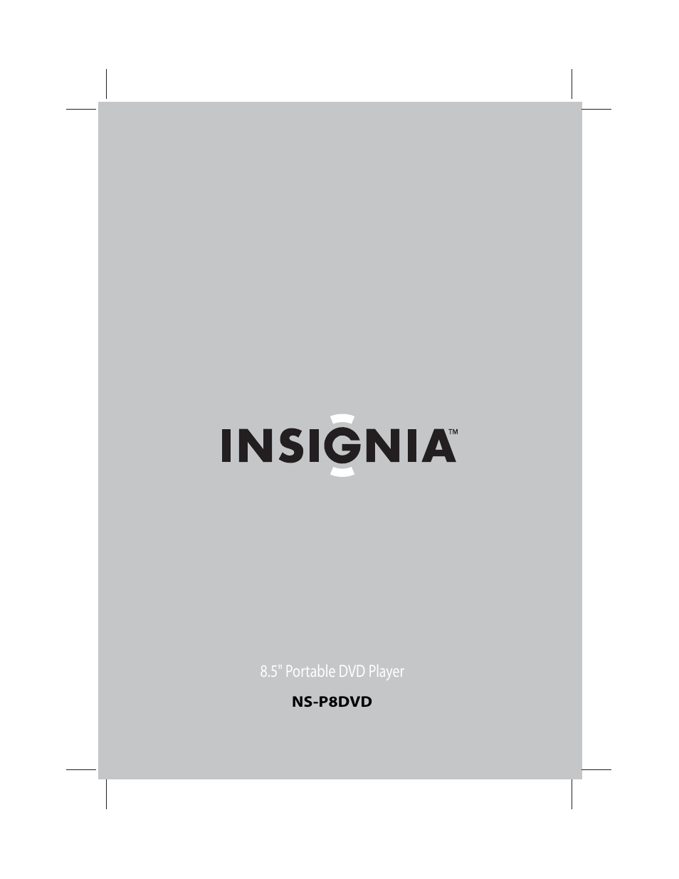 Insignia NS-P8DVD User Manual | 44 pages