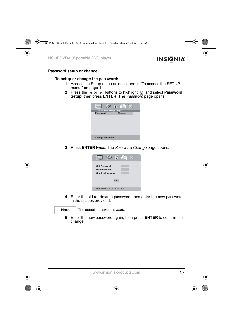 Insignia NS-8PDVDA User Manual | Page 18 / 104