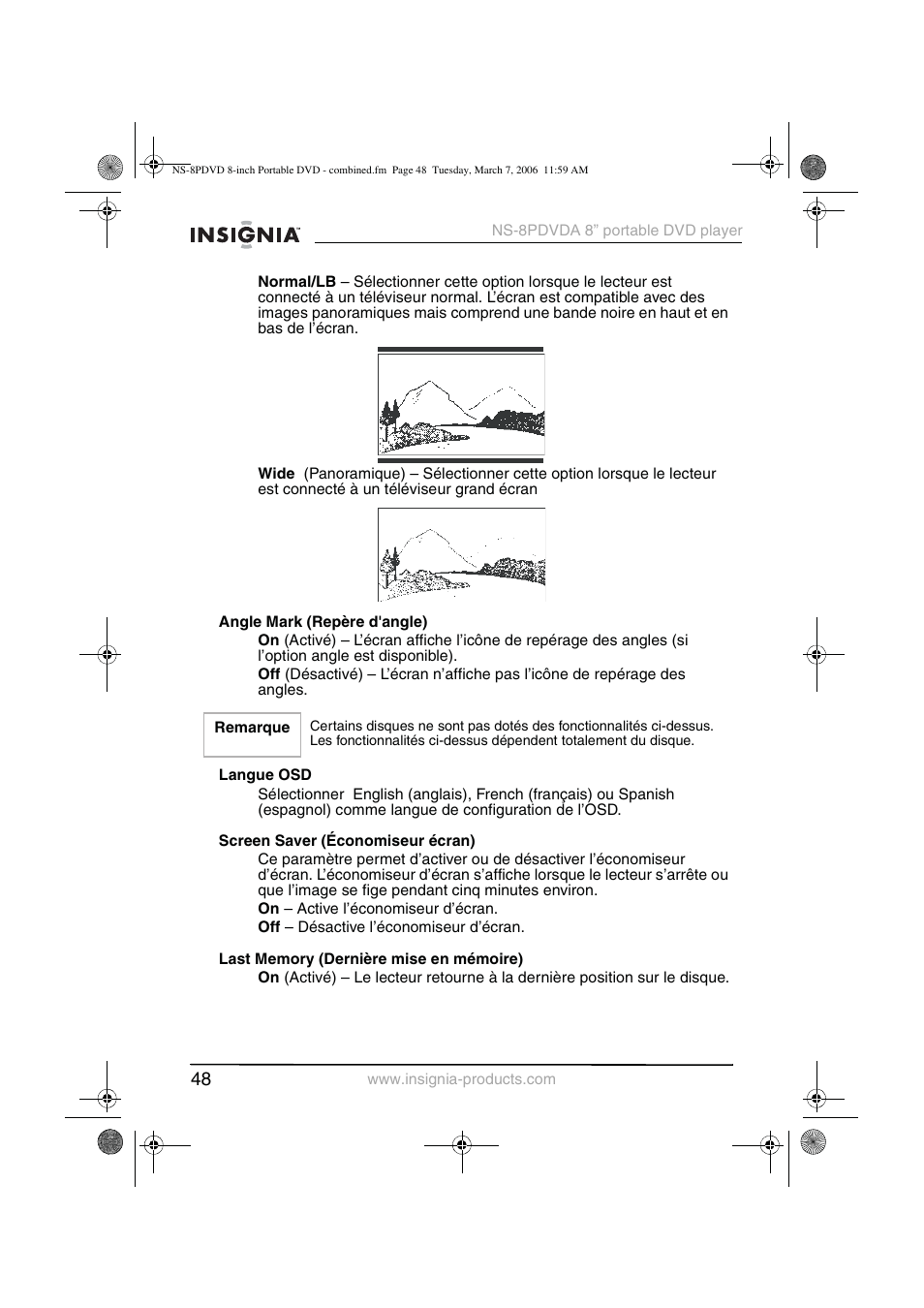 Insignia NS-8PDVDA User Manual | Page 49 / 104