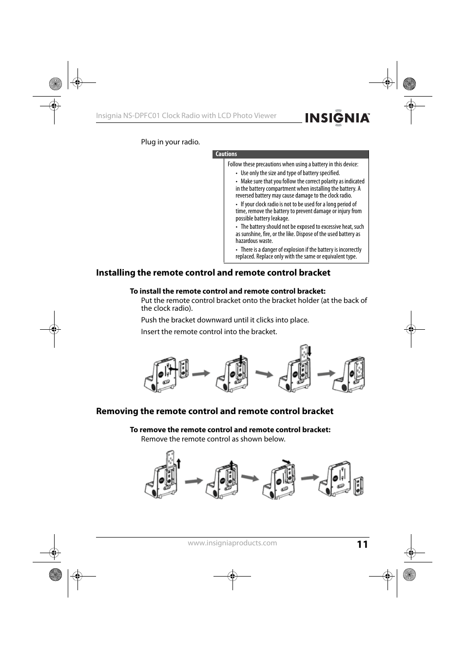 Insignia NS-DPFC01 User Manual | Page 11 / 26