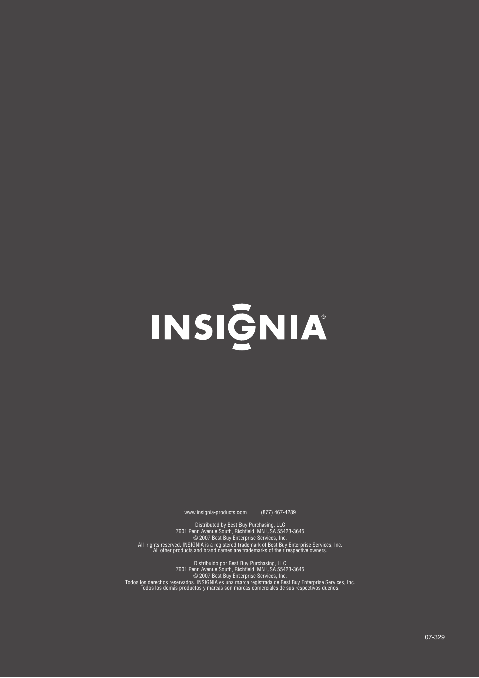Insignia NS-2V17/NS-4V17 User Manual | Page 68 / 68
