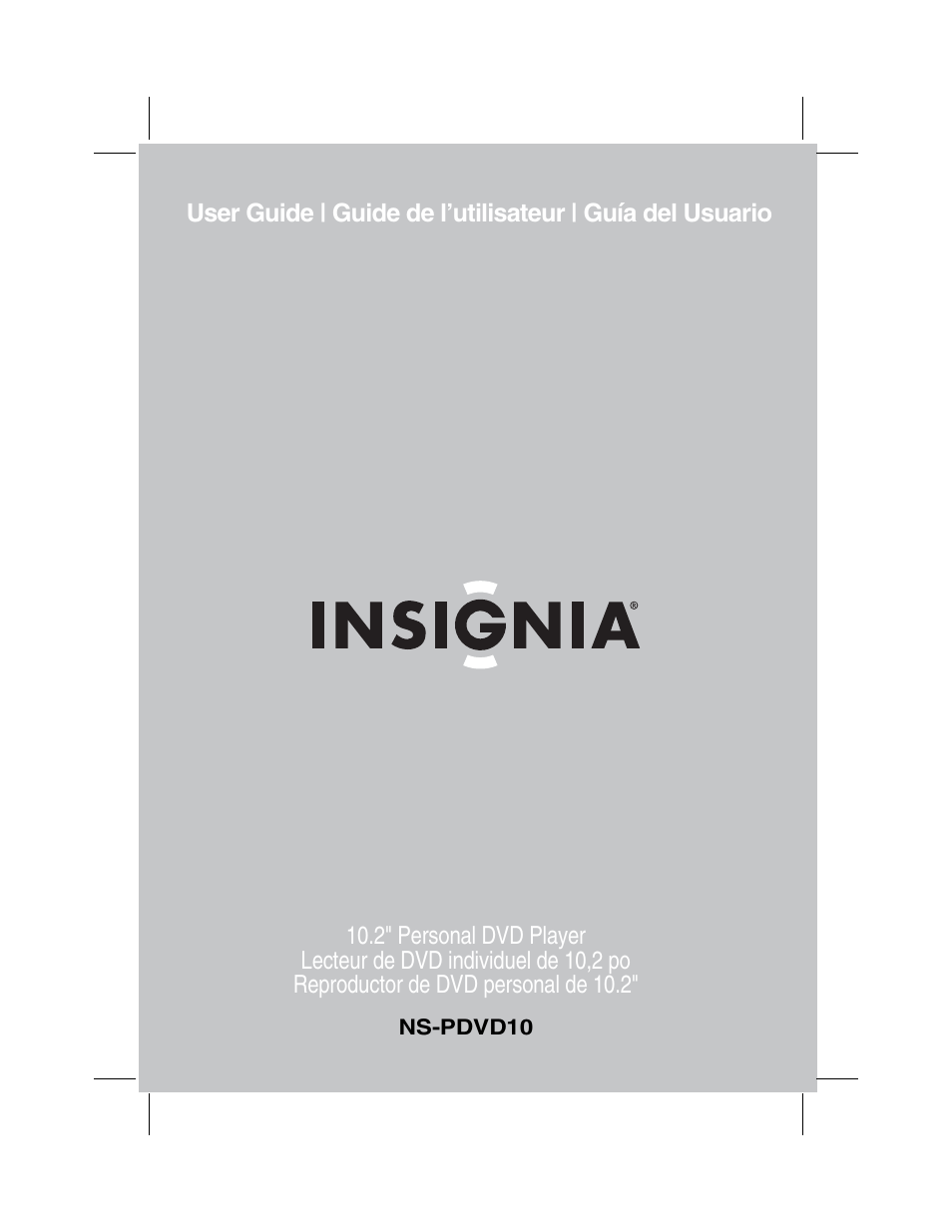 Insignia NS-PDVD10 User Manual | 130 pages