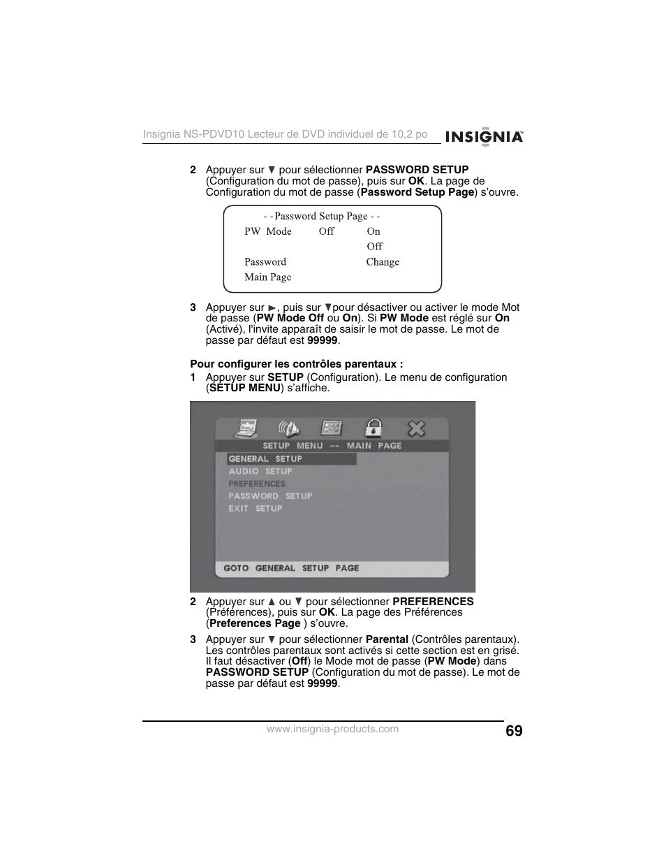 Insignia NS-PDVD10 User Manual | Page 71 / 130