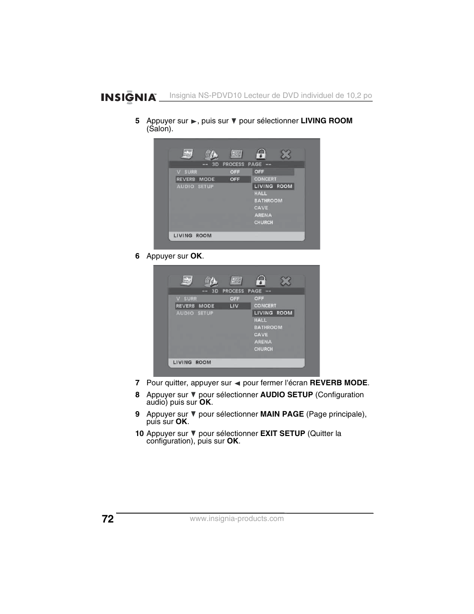 Insignia NS-PDVD10 User Manual | Page 74 / 130
