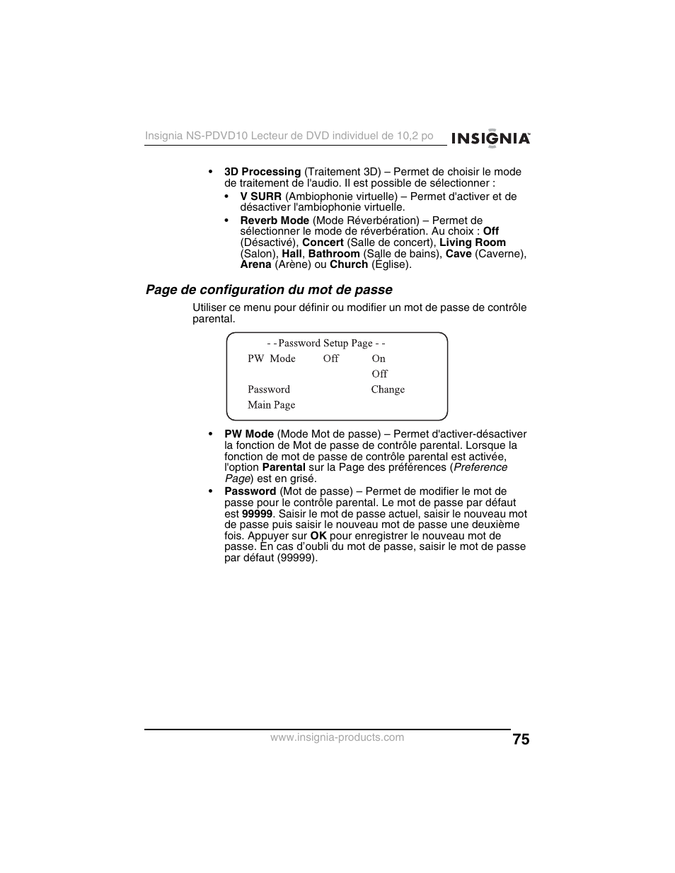 Insignia NS-PDVD10 User Manual | Page 77 / 130
