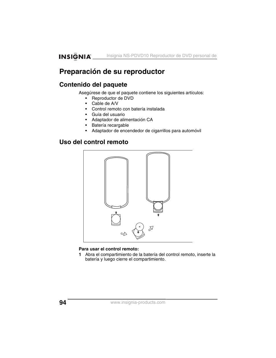 Insignia NS-PDVD10 User Manual | Page 96 / 130