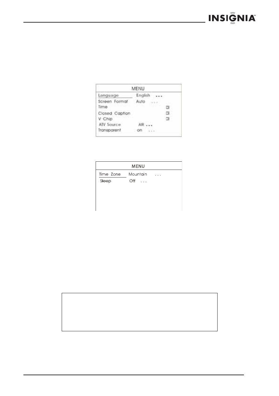 Setting the time, To set the time, Using your tv | To use your tv | Insignia NS-7HTV User Manual | Page 13 / 76