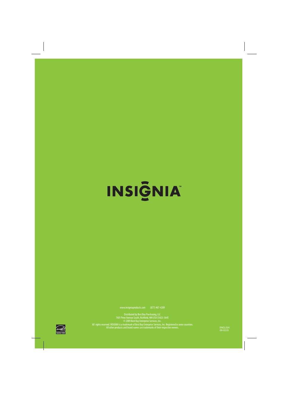 Insignia NS-L22Q-10A User Manual | Page 40 / 40