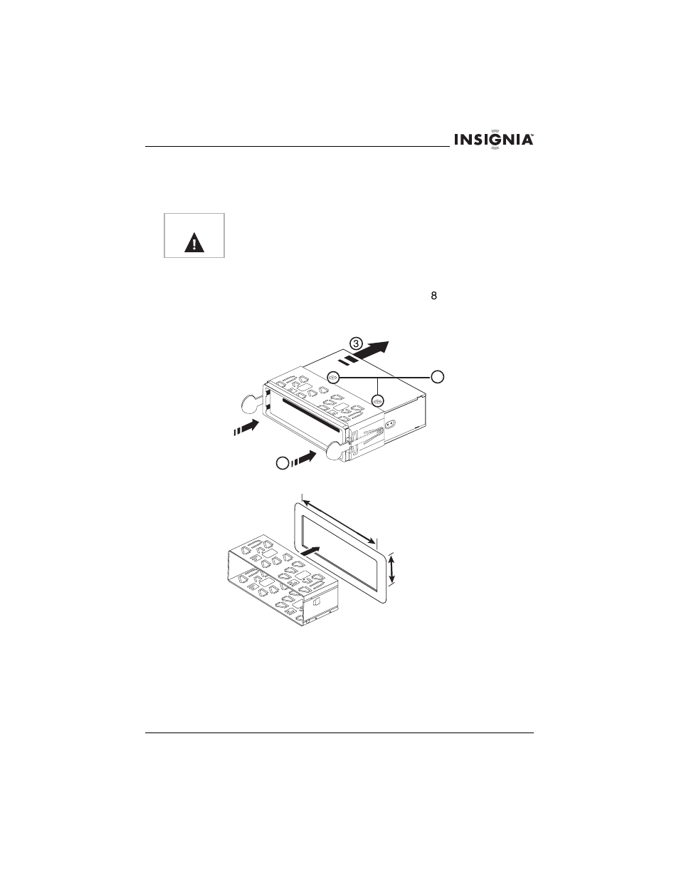Instalación de su unidad para automóvil | Insignia NS-C5111 User Manual | Page 66 / 86