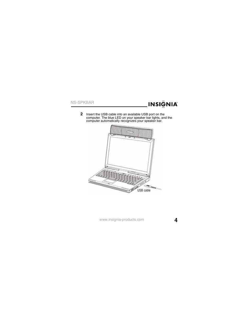 Insignia NS-SPKBAR User Manual | Page 5 / 20