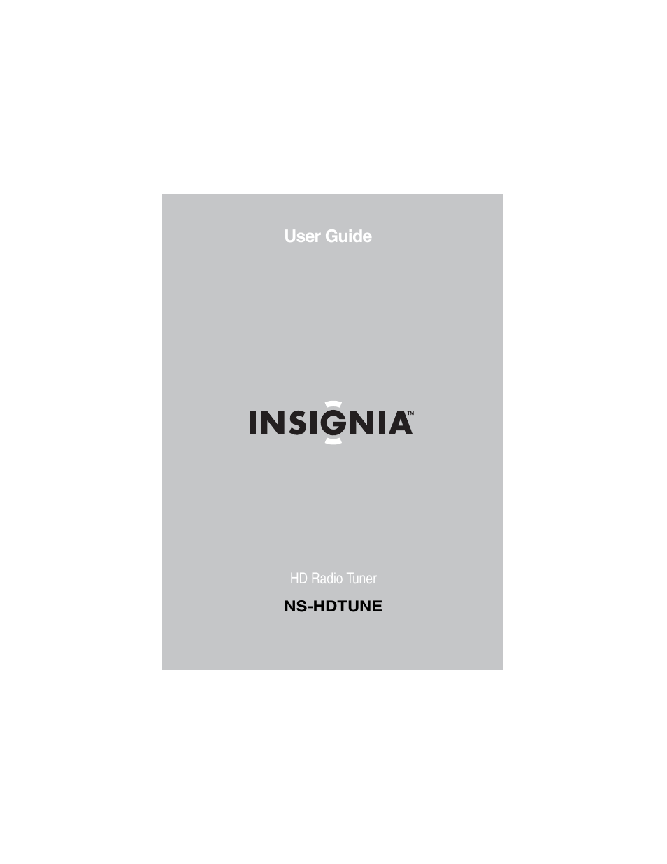 Insignia NS-HDTUNE User Manual | 32 pages