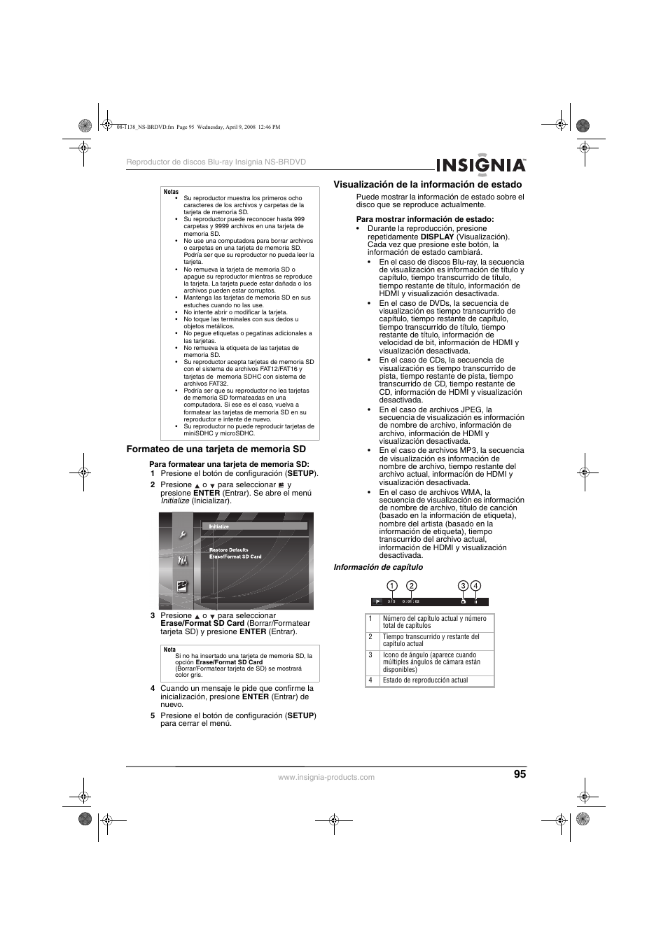 Insignia NS-BRDVD User Manual | Page 103 / 126