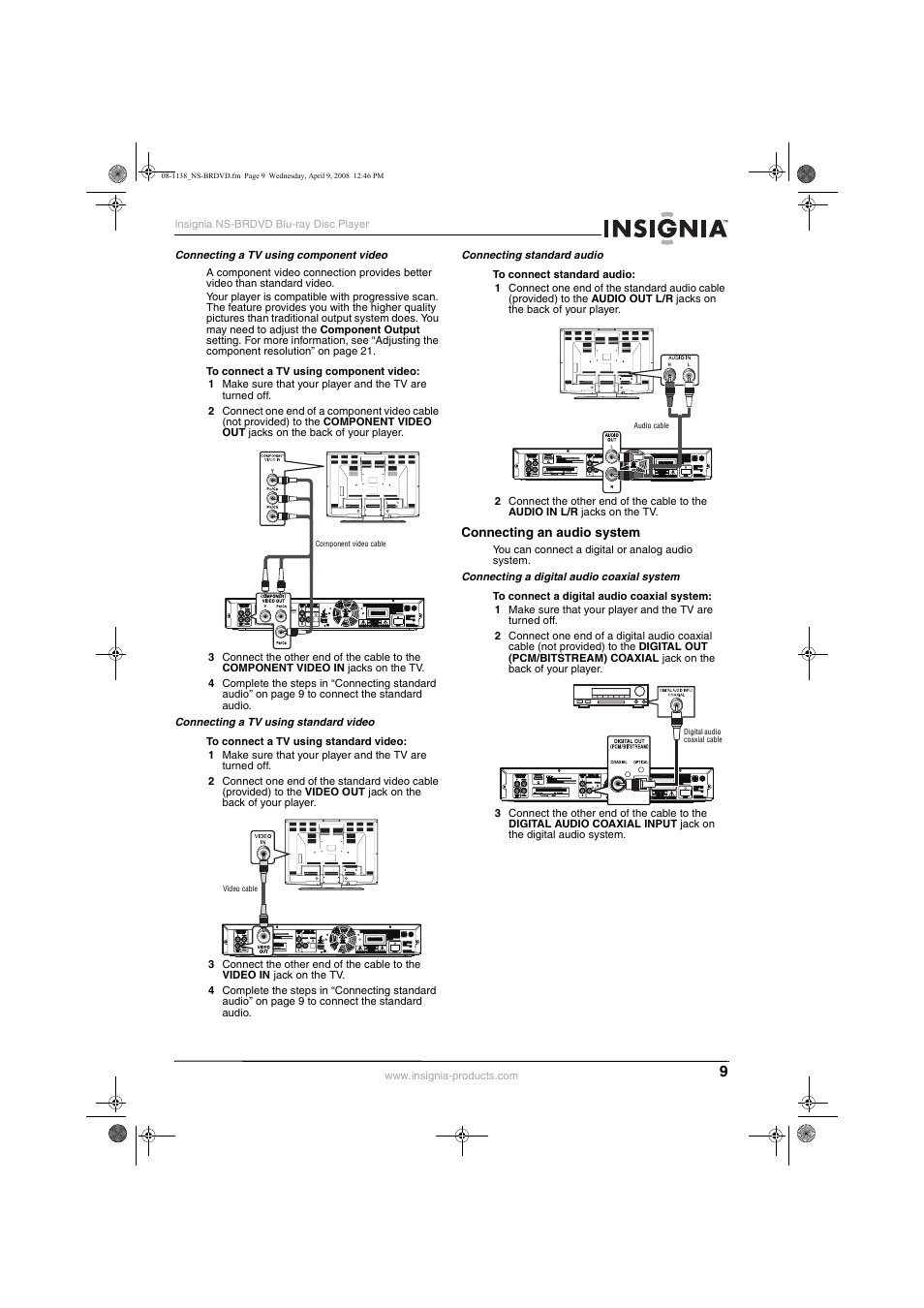 Insignia NS-BRDVD User Manual | Page 17 / 126