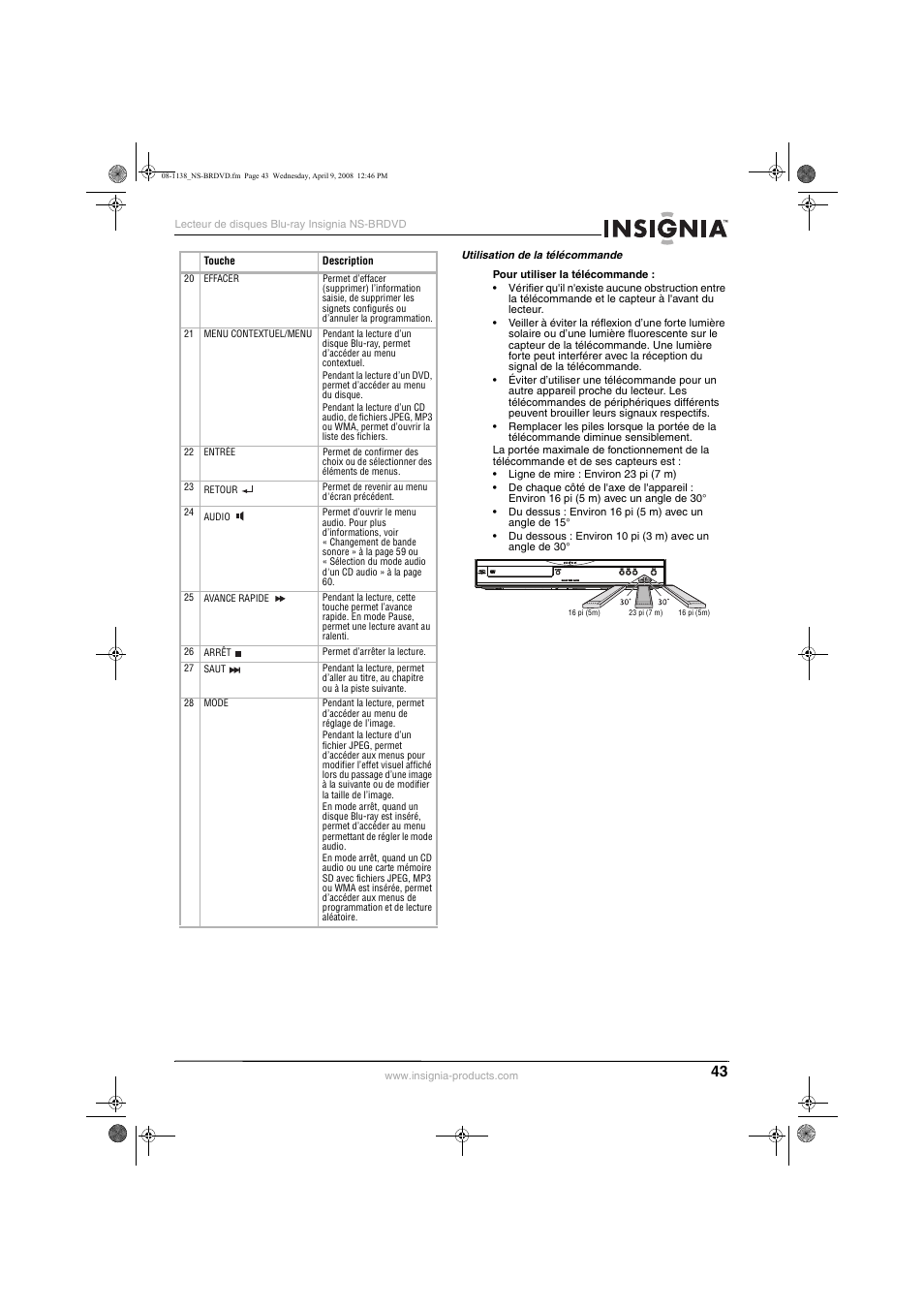 Insignia NS-BRDVD User Manual | Page 51 / 126