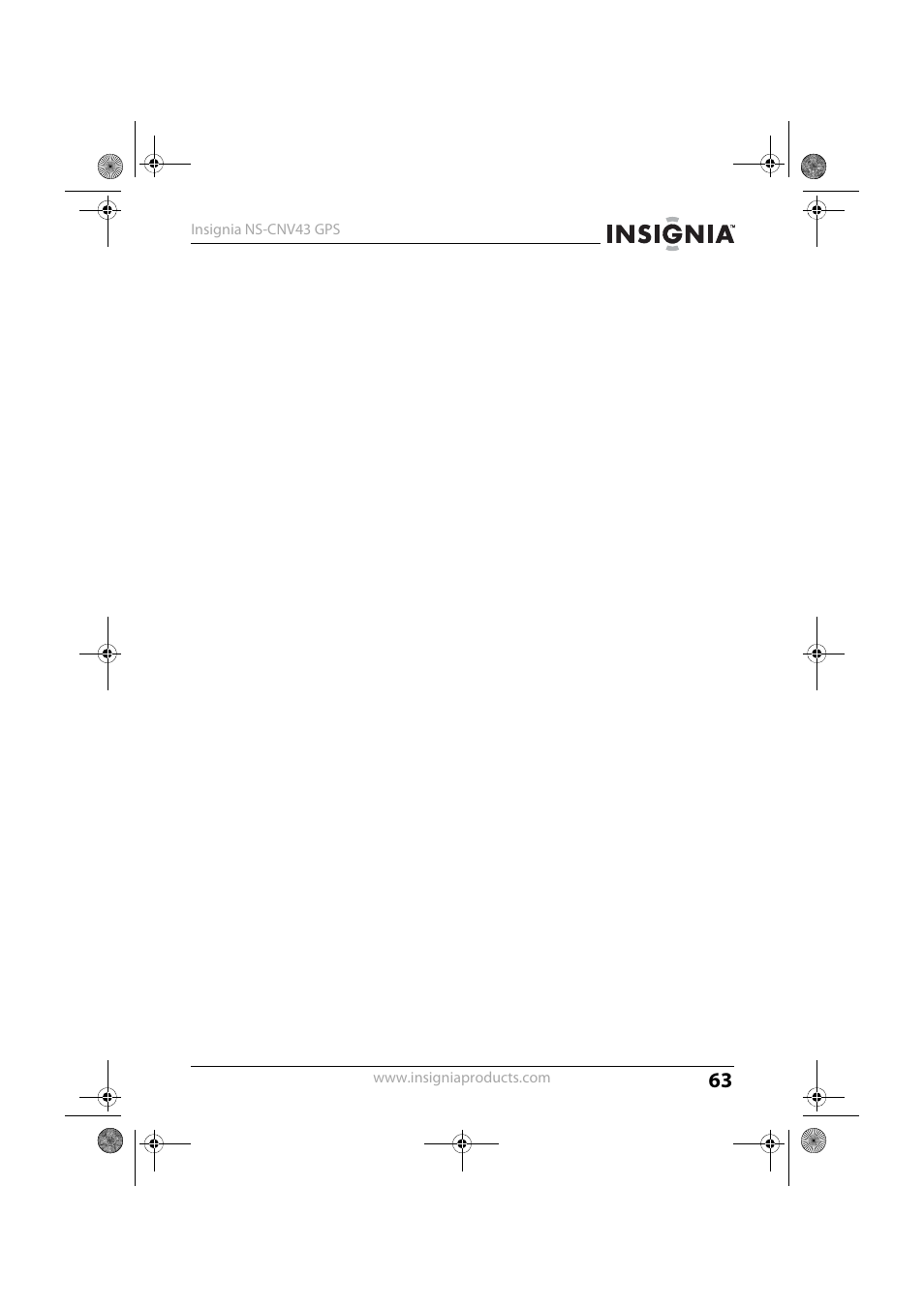 Insignia NS-CNV43 User Manual | Page 63 / 64