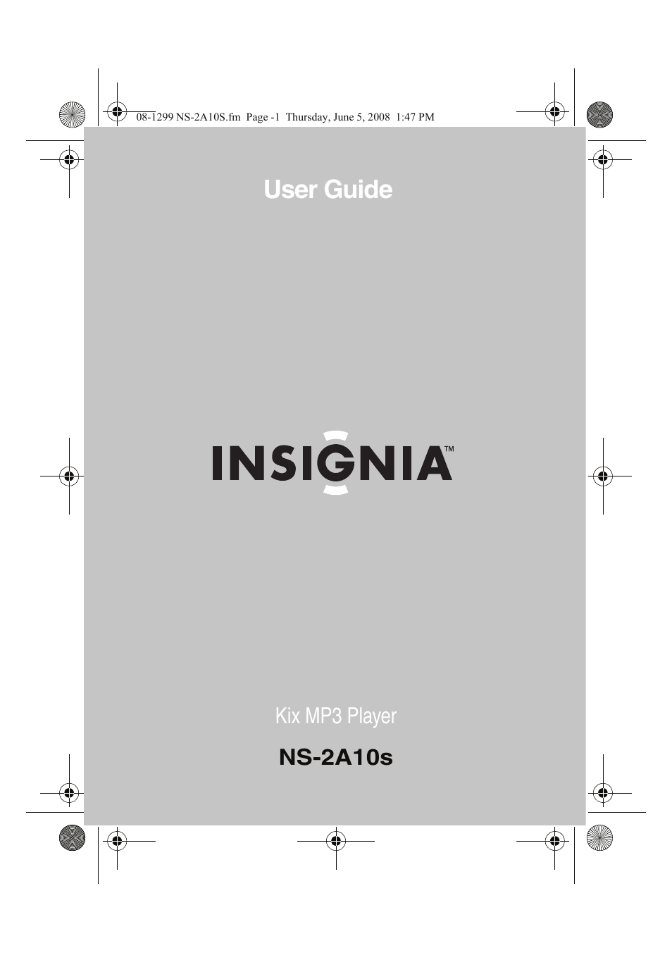 Insignia Kix NS-2A10S User Manual | 64 pages
