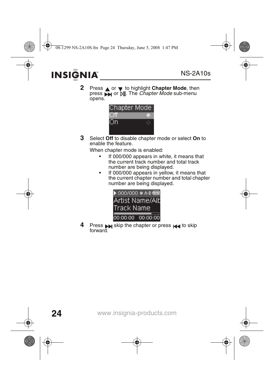 Insignia Kix NS-2A10S User Manual | Page 26 / 64