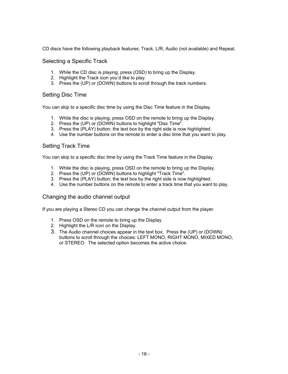 Playing a cd | Insignia I-PD1020 User Manual | Page 18 / 37