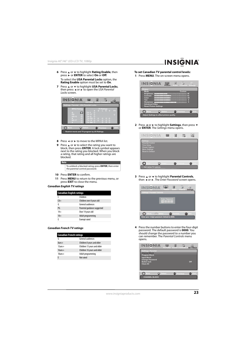 Insignia NS-46E560A11 User Manual | Page 27 / 40