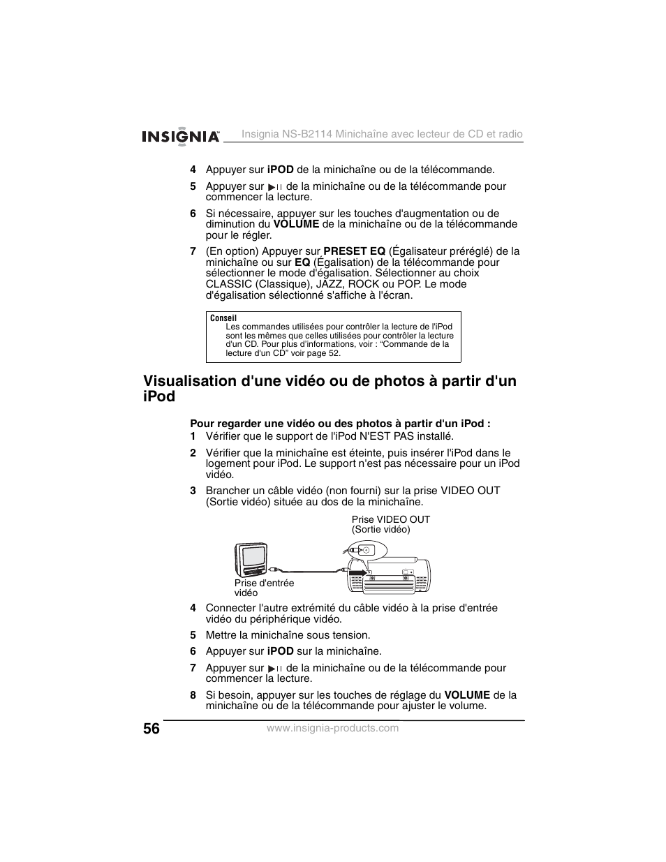 Insignia NS-B2114 User Manual | Page 56 / 98