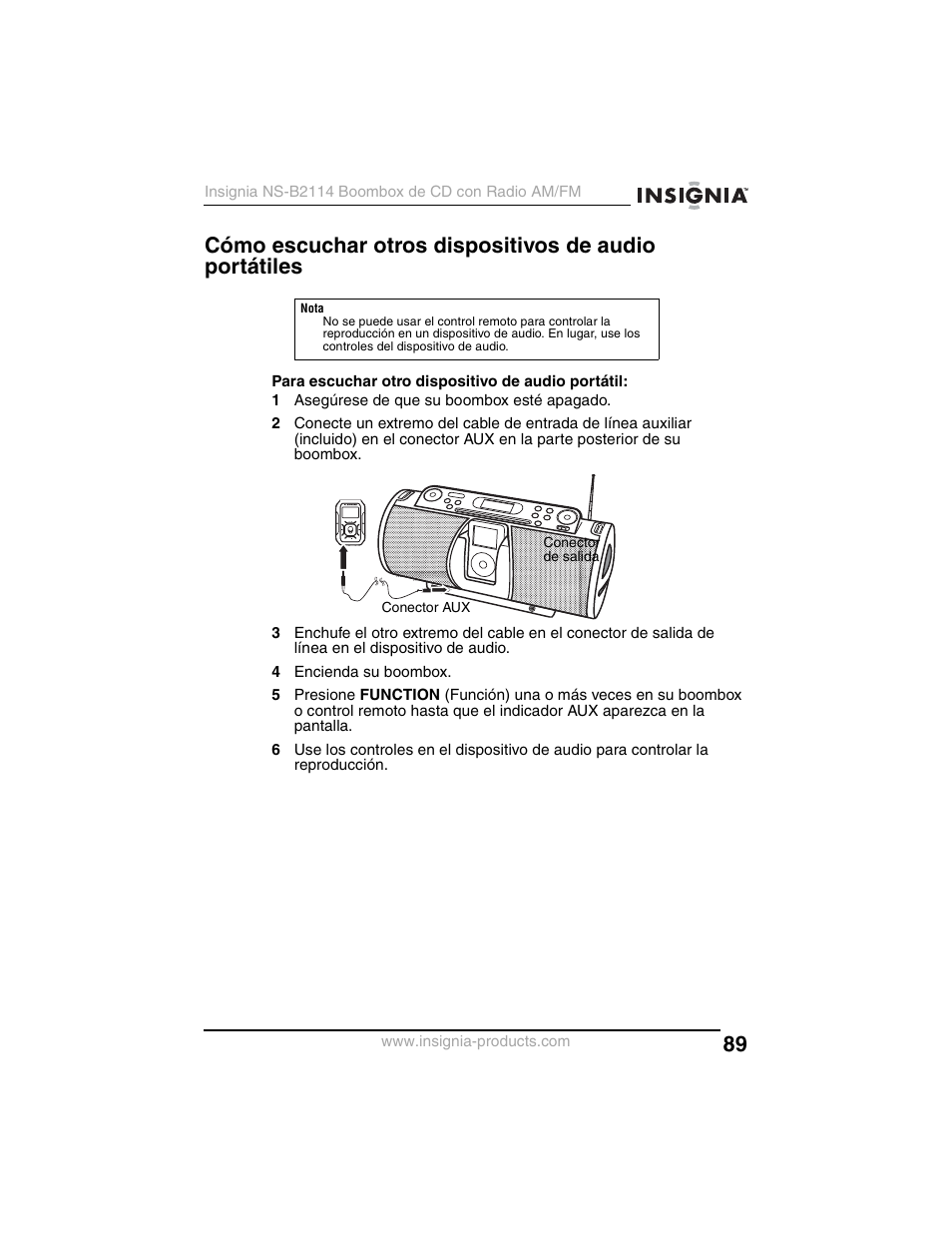 Insignia NS-B2114 User Manual | Page 89 / 98