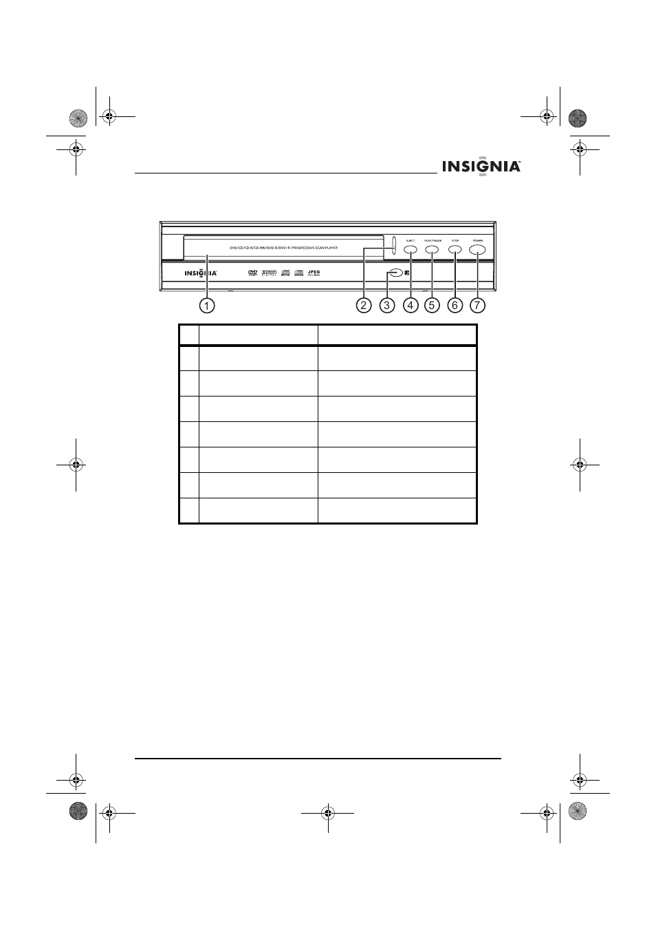 Vista frontal | Insignia NS-DVD1 User Manual | Page 63 / 94