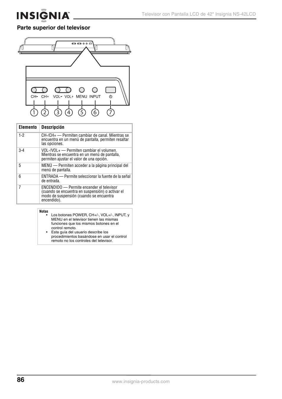 Insignia NS-42 User Manual | Page 86 / 124