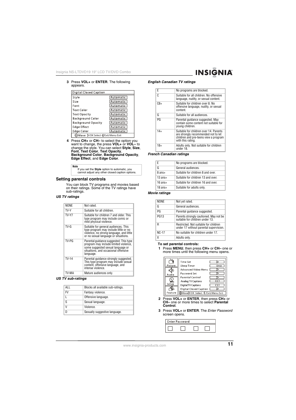 Insignia NS-LTDVD19 User Manual | Page 13 / 68