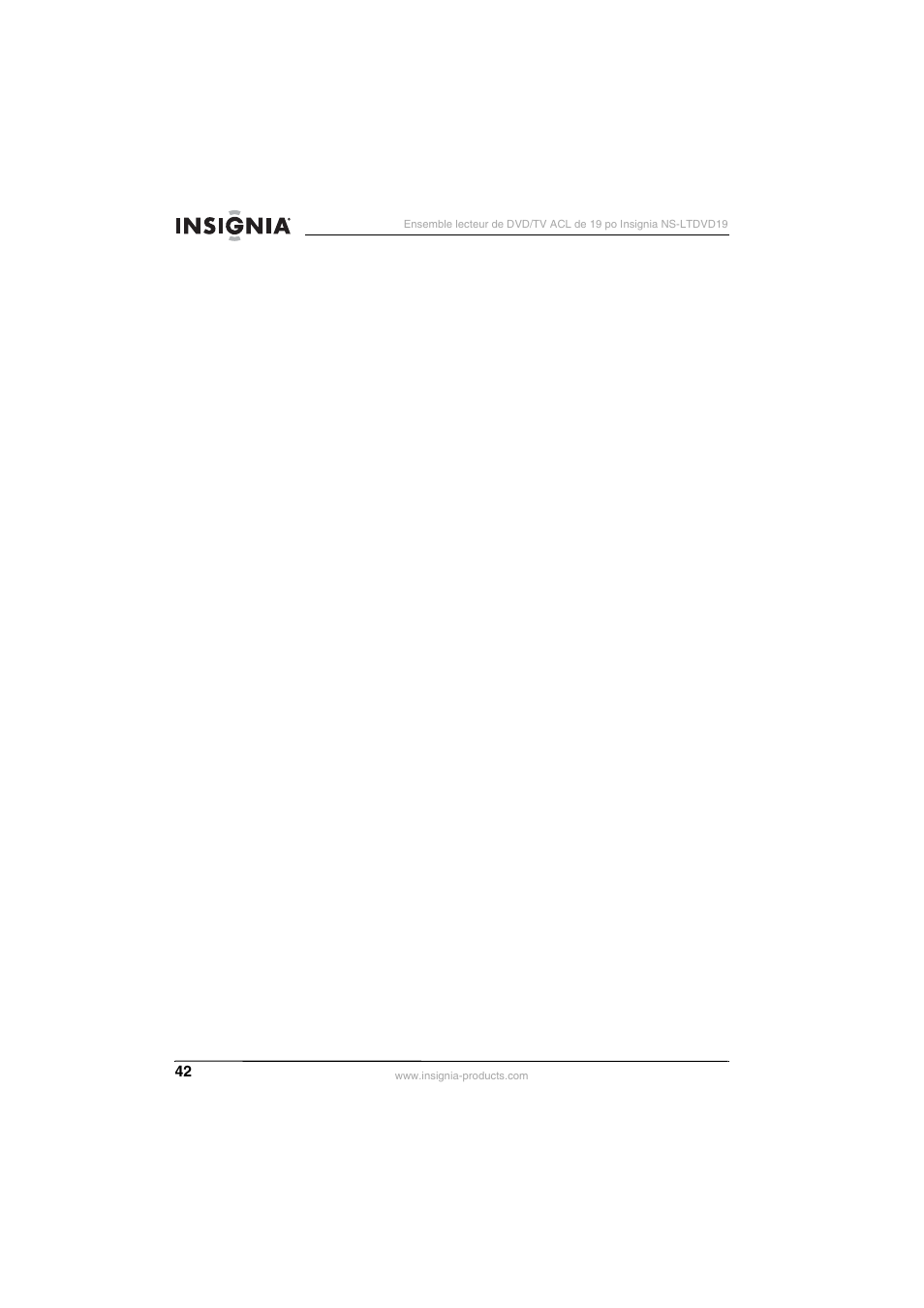 Insignia NS-LTDVD19 User Manual | Page 44 / 68