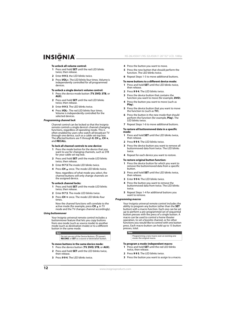 Insignia NS-32L450A11 User Manual | Page 16 / 68