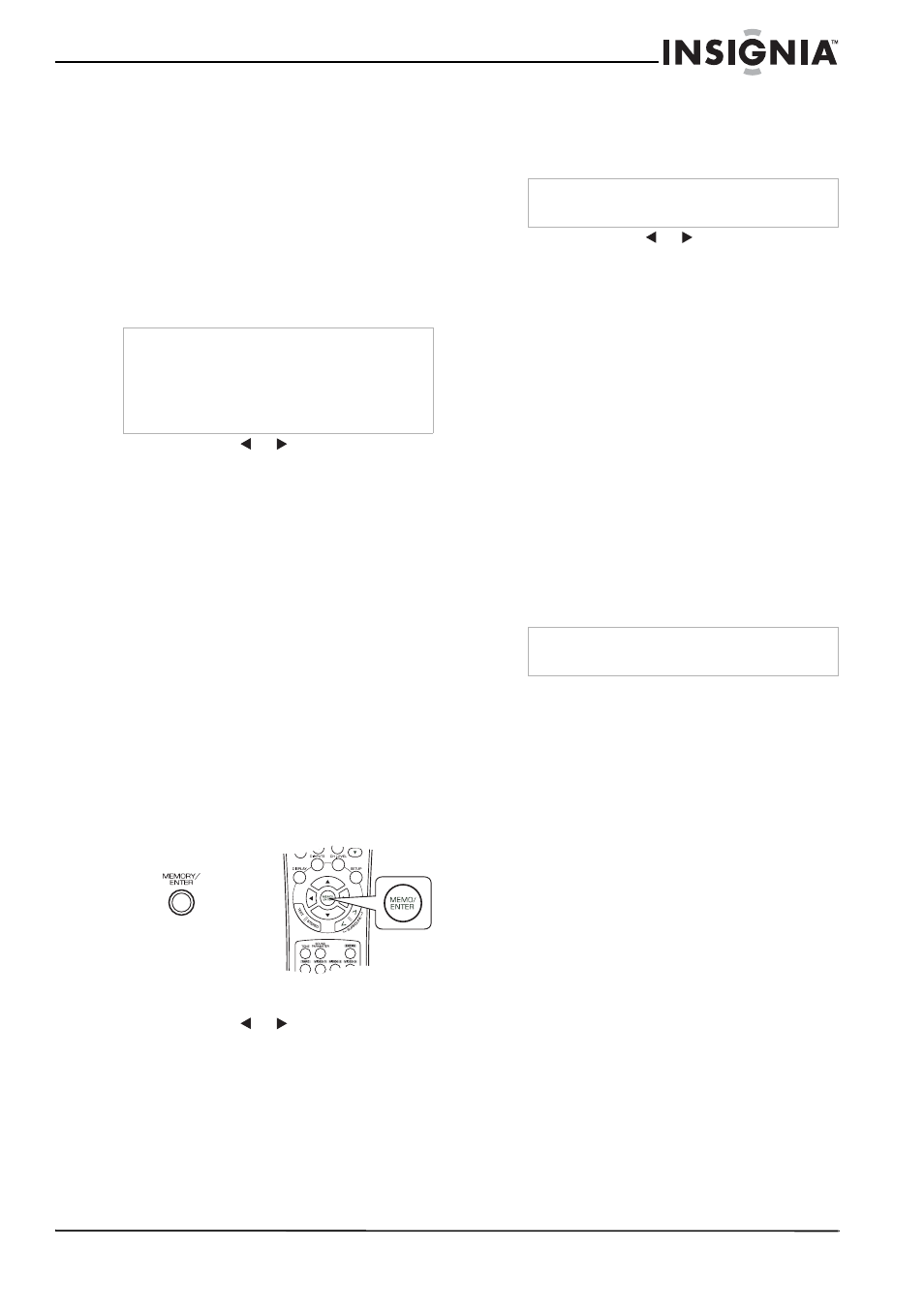 Memorizing the adjusted channel levels, Recalling the memorized channel levels, Adjusting the sound parameters | Insignia NS-R5101 User Manual | Page 21 / 108