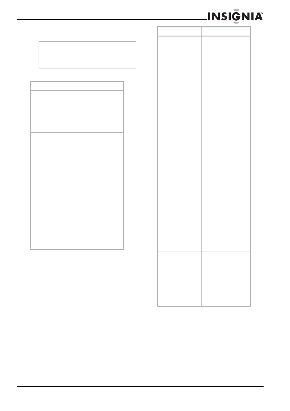 Menu de configuration du récepteur, Modification du mode caisson d’extrêmes graves | Insignia NS-R5101 User Manual | Page 51 / 108