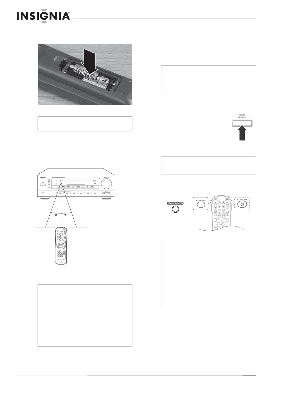 Uso del control remoto, Uso de su receptor, Uso del control remoto” en | Uso de su receptor” en l | Insignia NS-R5101 User Manual | Page 94 / 108