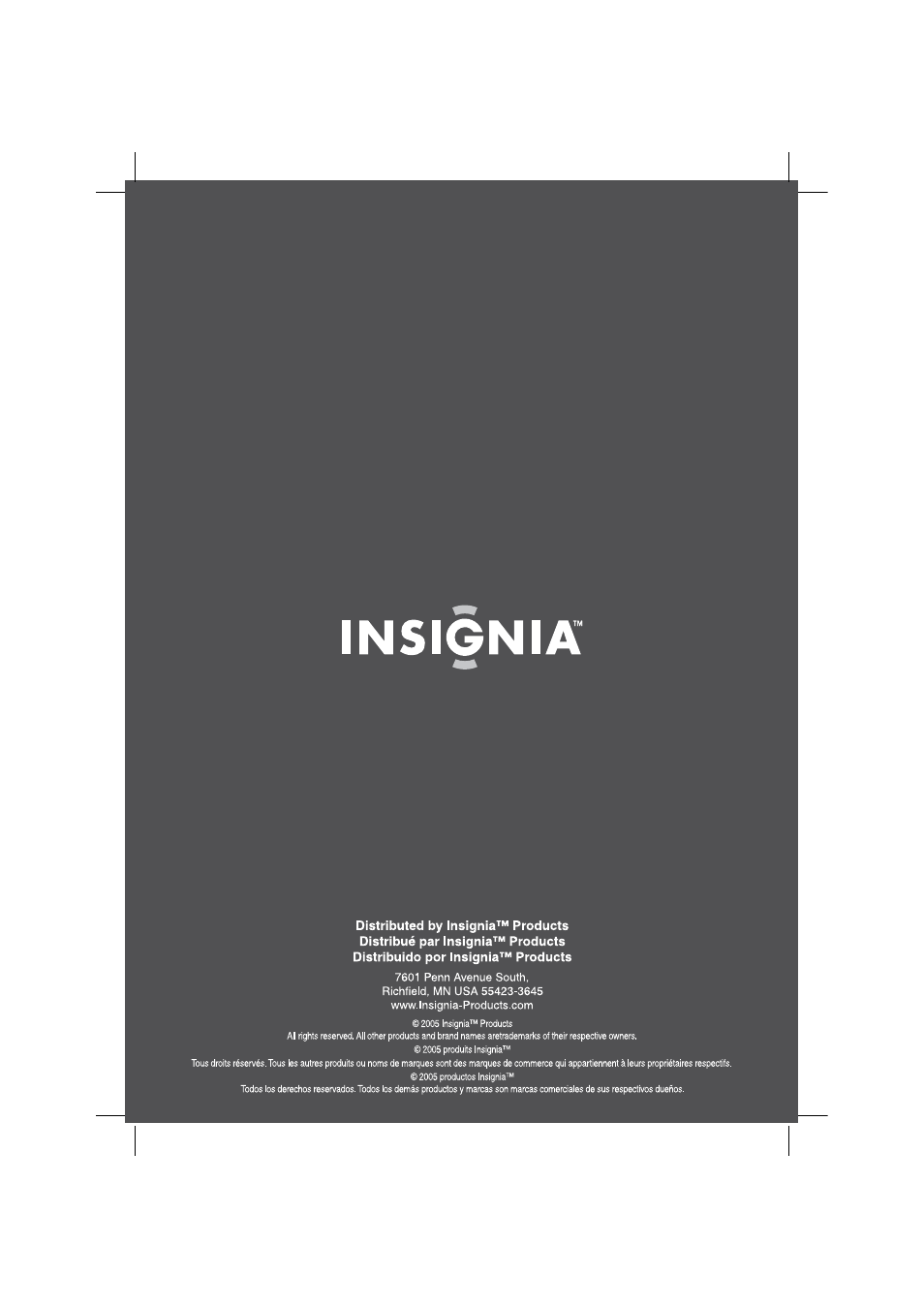 Insignia NS-20WLCD User Manual | Page 68 / 68
