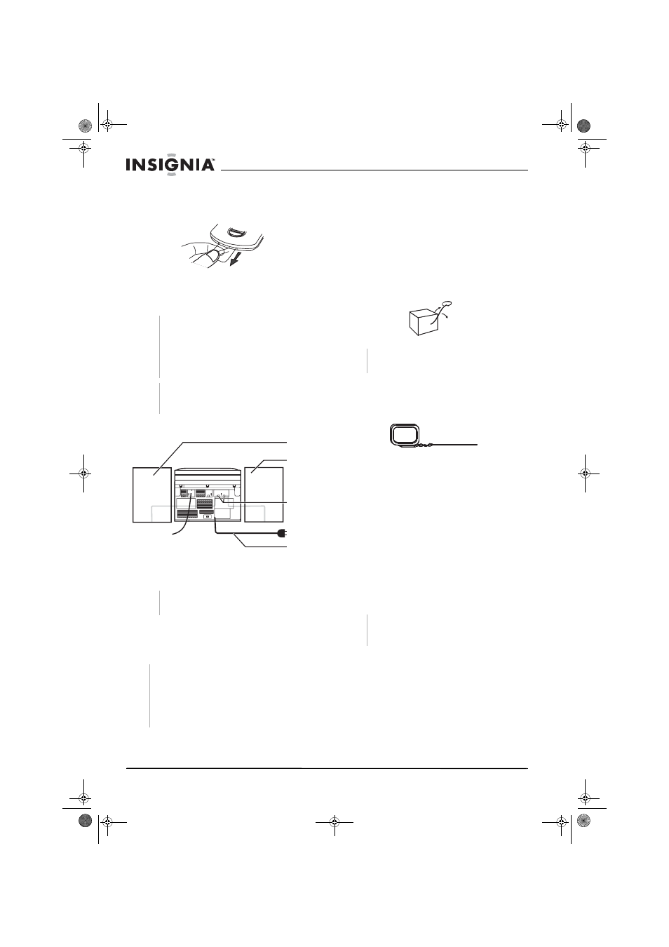 Utilisation du lecteur de cd de salon | Insignia NS-A1111 User Manual | Page 18 / 38