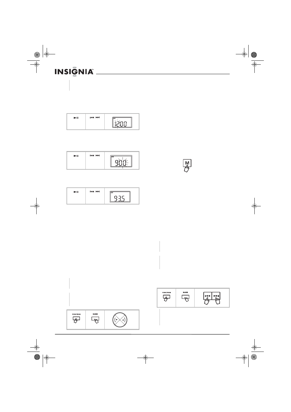 Sintonización de la radio | Insignia NS-A1111 User Manual | Page 32 / 38