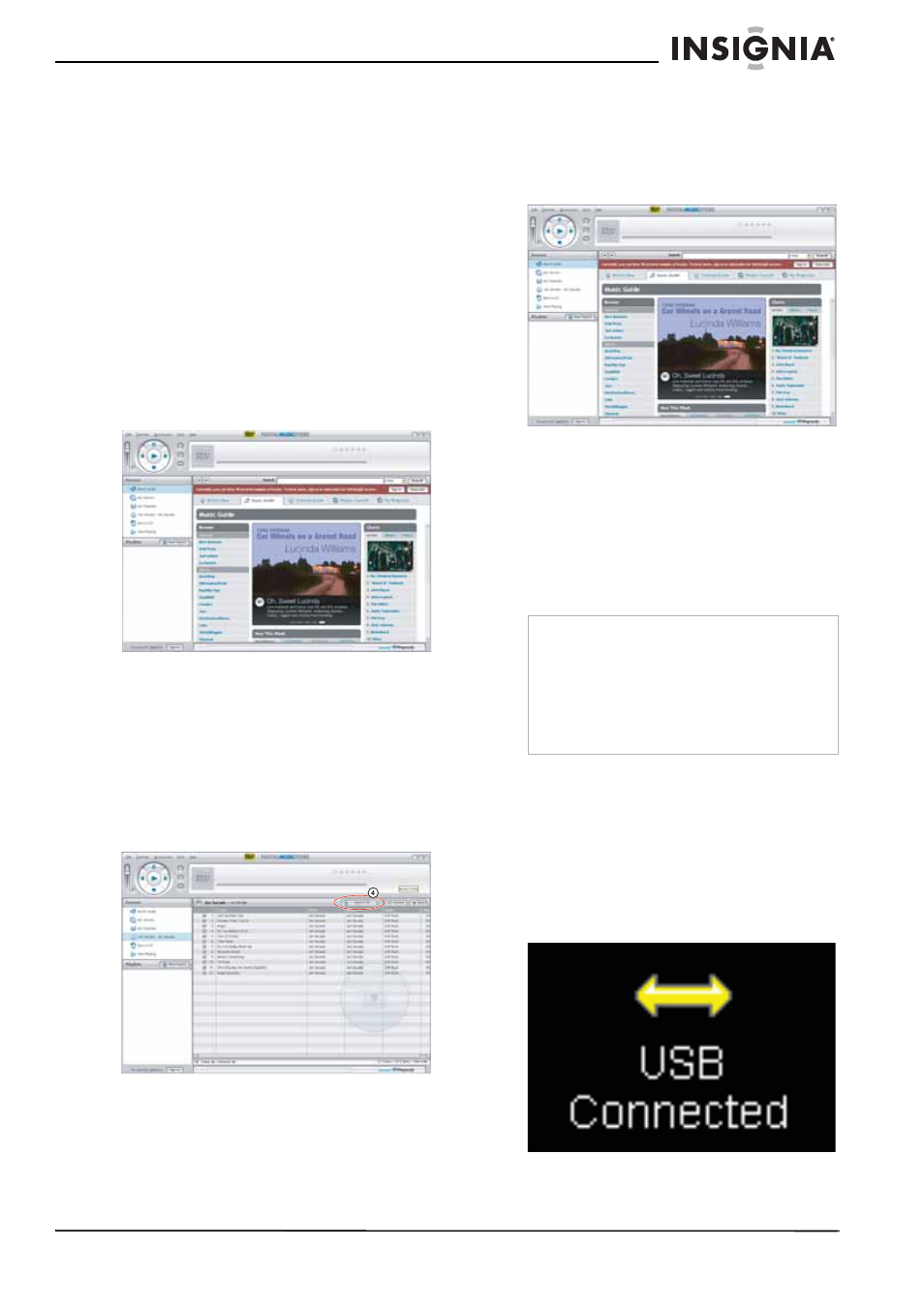 Getting more music, Getting more music on your computer, Getting music from cds | Getting music from digital music store, Copying music files to your player, Copying files using best buy digital music store | Insignia Kix NS-1A10F User Manual | Page 17 / 64
