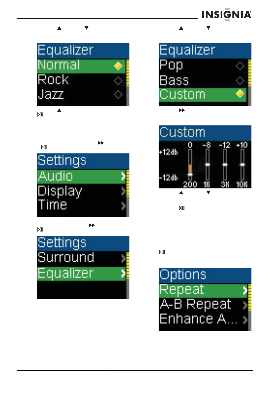Clasificando canciones | Insignia Kix NS-1A10F User Manual | Page 43 / 64